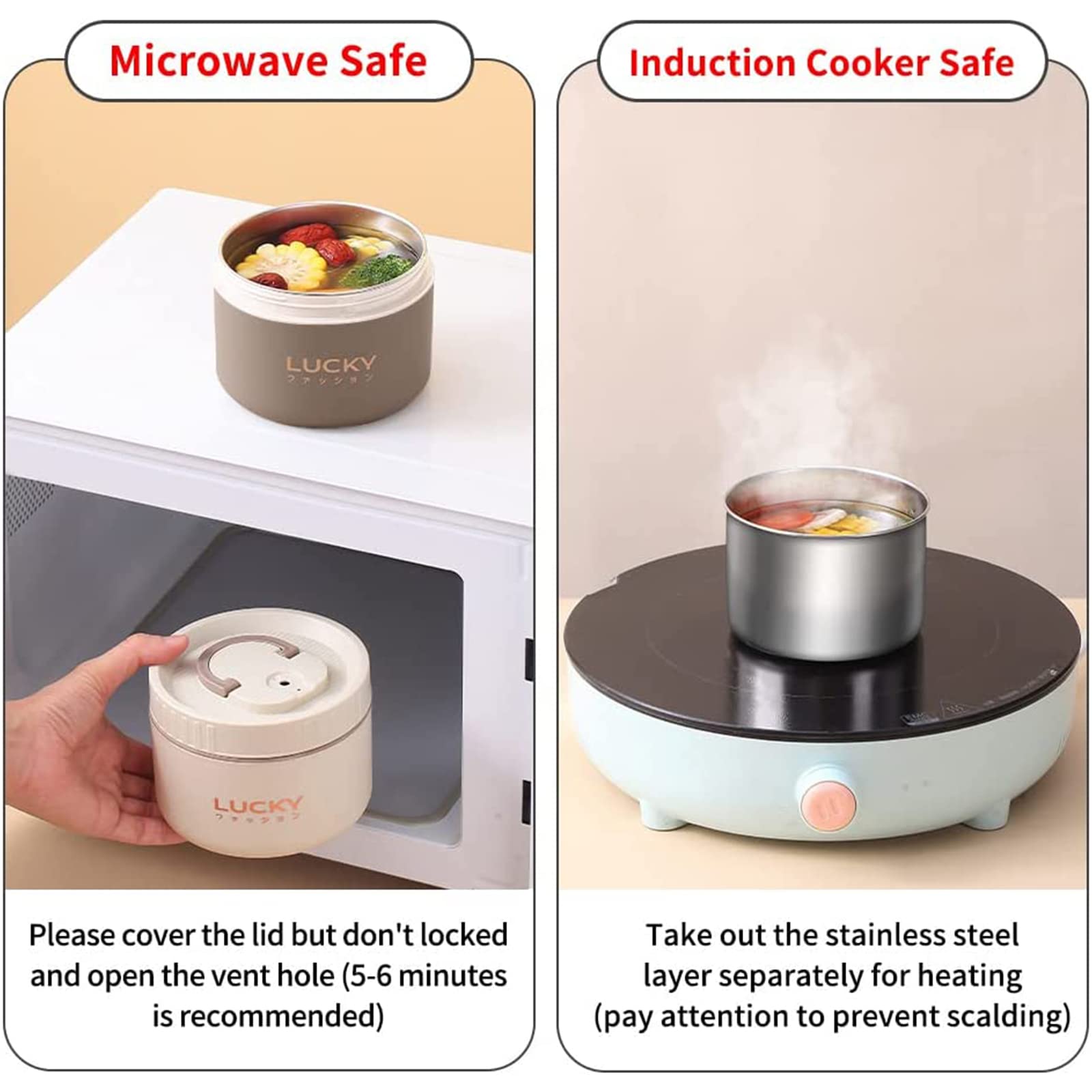 Amazon | GTGR 弁当箱 子供用 大人用 ランチボックス 保温ランチ